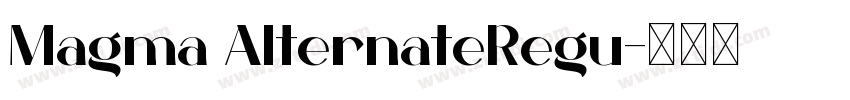 Magma AlternateRegu字体转换